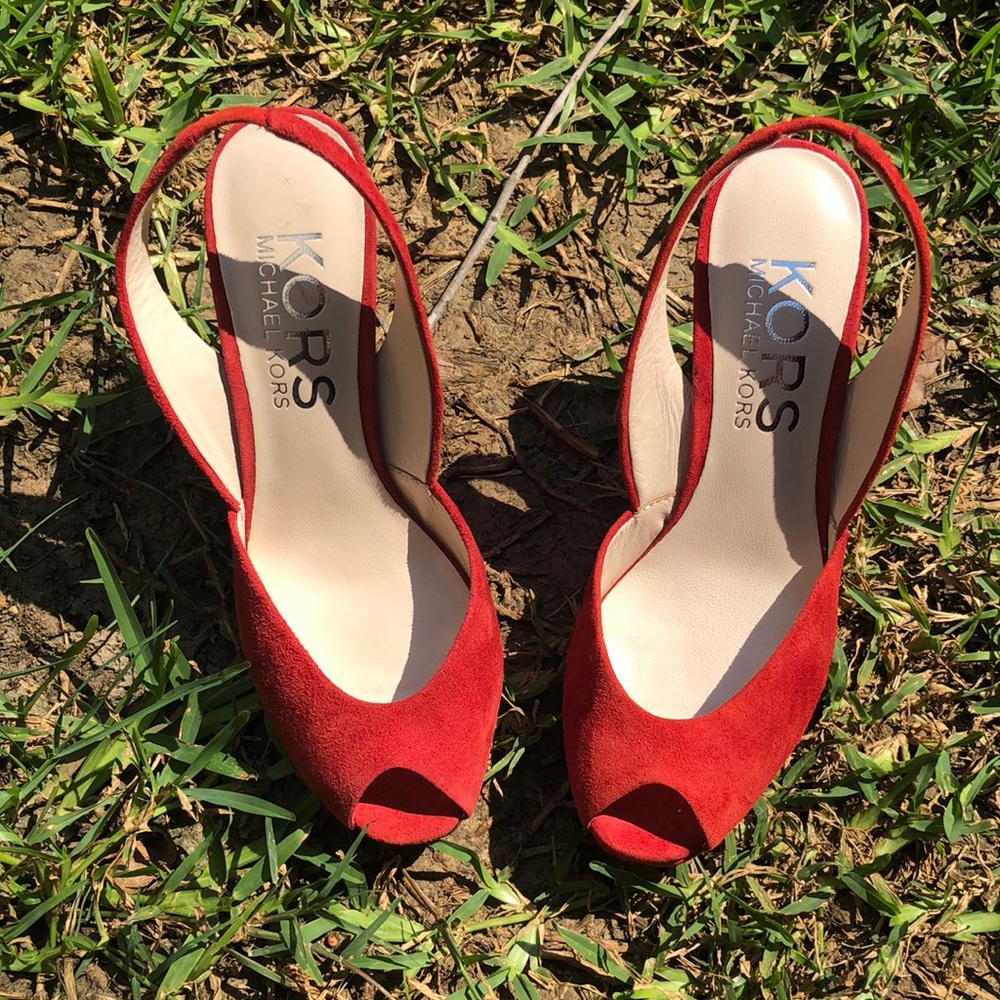 NWT Michael Kors Suede Dress shoes. Sz6